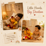 AVS Baby Hanuman Plush Soft Toy with mantra chanting – 25 cm Cute Bajrangbali with Gada - Image 5