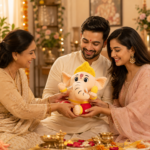 AVS Baby Ganesha Plush Soft Toy With Music Cute Ganpati with Modak (25cm) - Image 5
