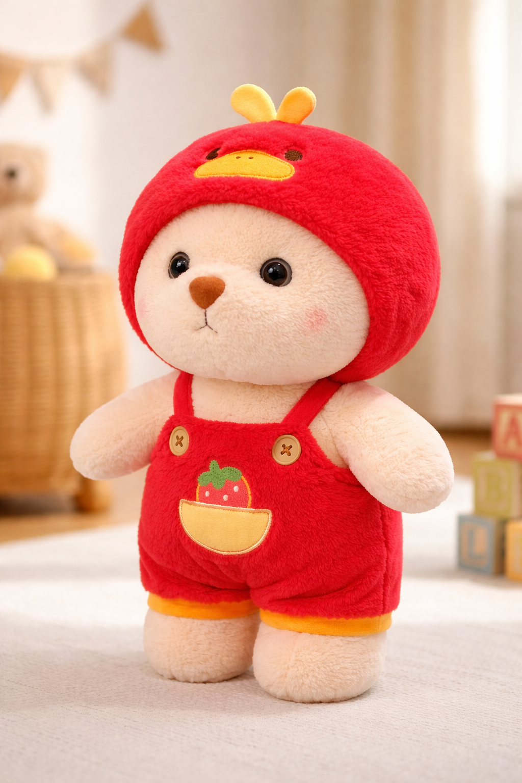 AVS Cute teddy premium Red 30cm - Image 3