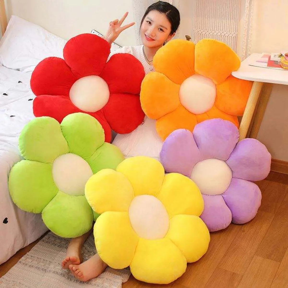 Customized Sunflower Plush Toy – 35 cm Soft & Personalized Gift - Image 4
