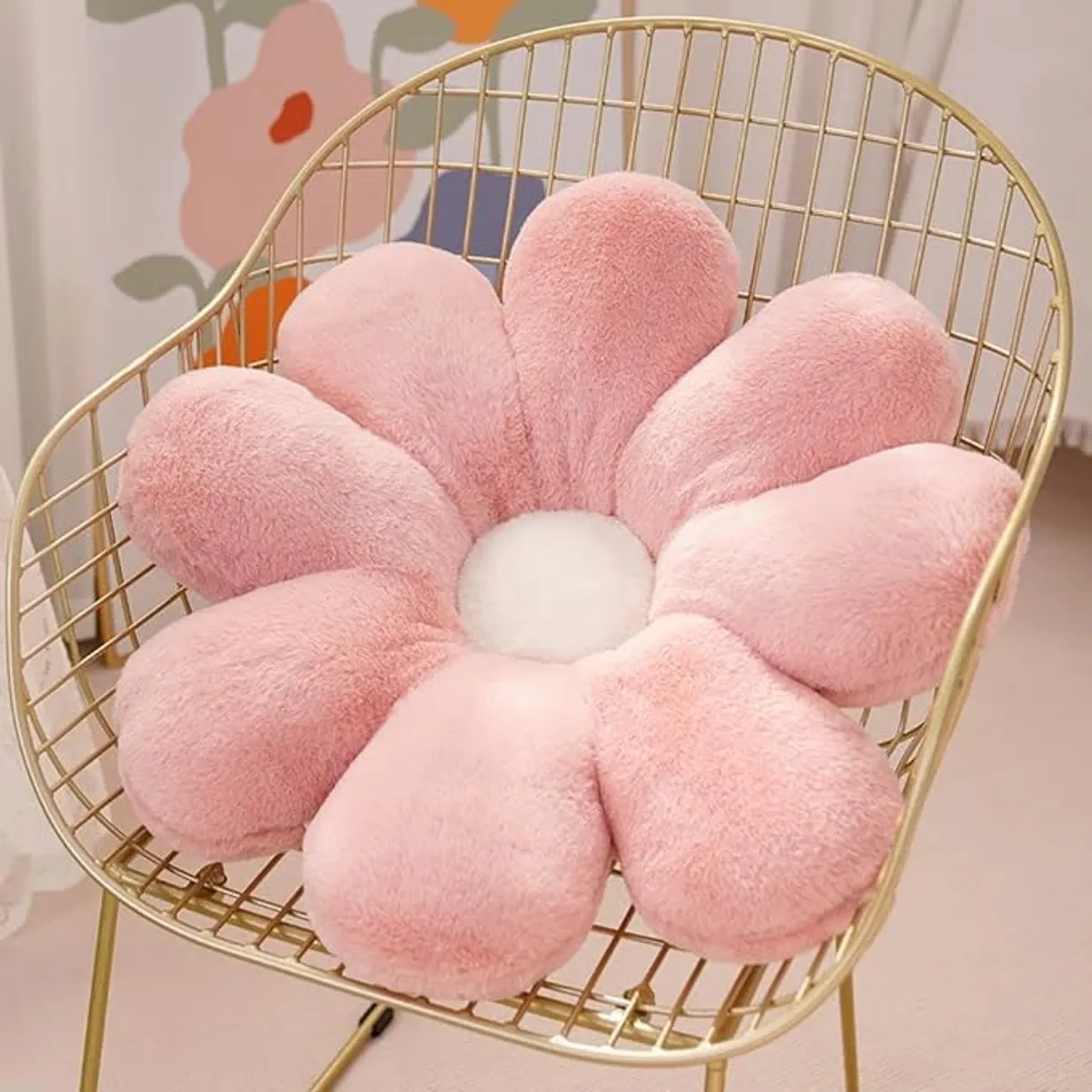 Sunflower Daisy Throw Pillow 35cm - Image 1