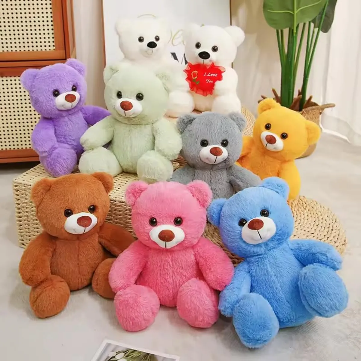 Premium Grey Plush Teddy Bear – Soft & Lovable Gift Toy - Image 8