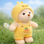 Cute Teddy Bear with Hoodie Plush Toy 30cm | Soft Stuffed plush for Kids & Gifts - Image 2