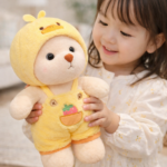Cute Teddy Bear with Hoodie Plush Toy 30cm | Soft Stuffed plush for Kids & Gifts
