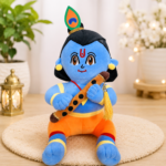 Baby Krishna Plush with Flute 30cm – Cute Soft Toy for Gifting