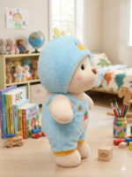 eddy Bear with Hoodie Plush Toy 30cm | Soft Stuffed Animal for Kids & Gifts - Image 2