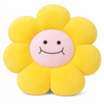 AVS 40cm Smiley Daisy Plush Floor Sunflower Shaped Pillow 7 Petal - Image 4